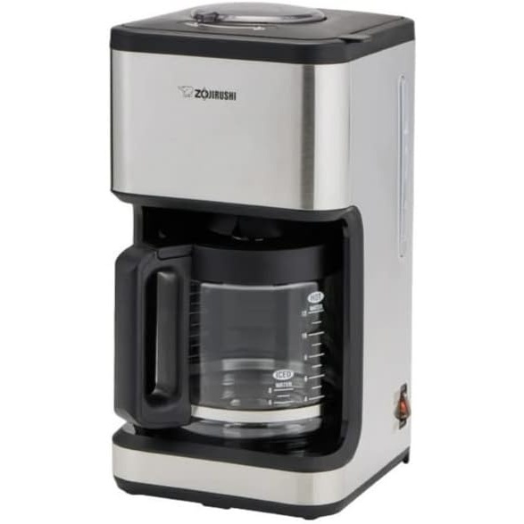 image:imageZojirushi ECESC120 Coffee Maker Dome Brew Programmable StainlessSteel and BlackClassic