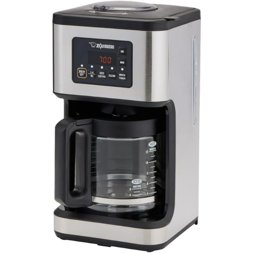 image:imageZojirushi ECESC120 Coffee Maker Dome Brew Programmable StainlessSteel and BlackProgramable
