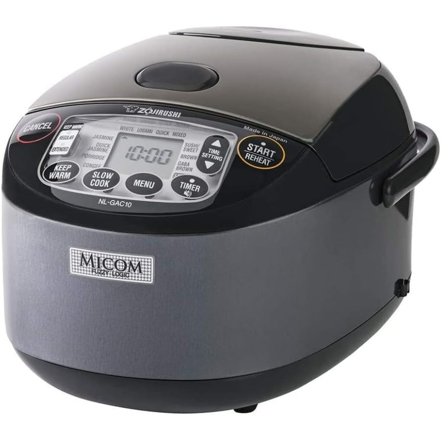 image:imageZojirushi Nl GAC10BM 55 Cup Umami Micom Rice Cooker and Warmer Black55Cup