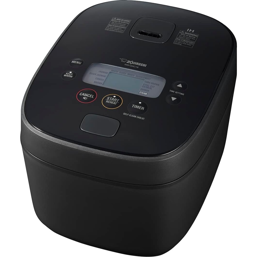 image:imageZojirushi Nw QAC10 55 Cup Induction Rice Cooker and Warmer Black10375 x 13375 x 9
