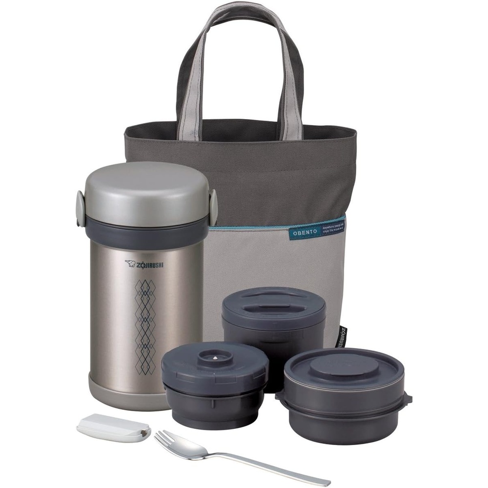 image:imageZojirushi SLNCE09 Stainless Ms Bento Steel Vacuum Lunch Jar 285OunceMs Bento Stainless Steel Lunch Jar