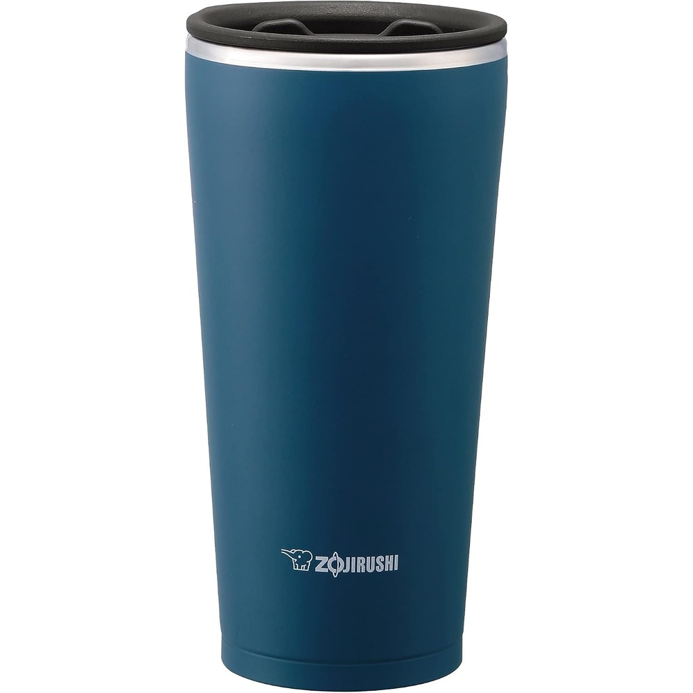 image:imageZojirushi SXFSE45AJ Stainless Vacuum Insulated Tumbler 15Ounce Blue GrayNavy