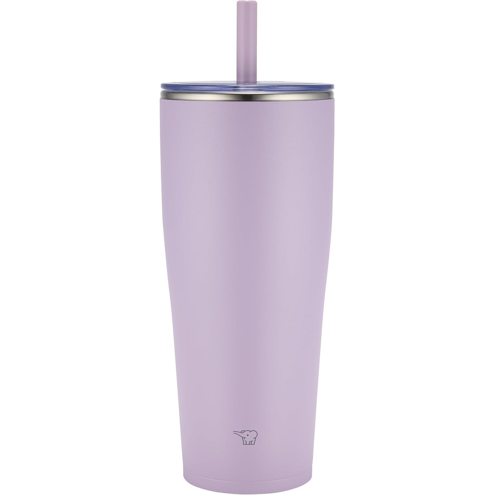 image:imageZojirushi SXHA89HVM Stainless Tumbler with Straw 30 ounces Mauve PurpleMauve Purple