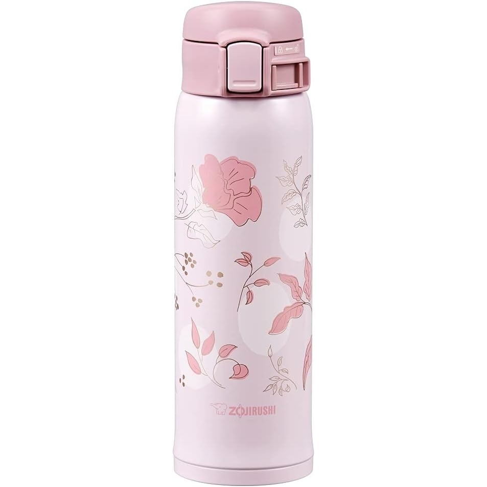 image:imageZojirushi Stainless Mug 1 Count Pack of 1 Beige Gold 20 ouncesBloom Pink