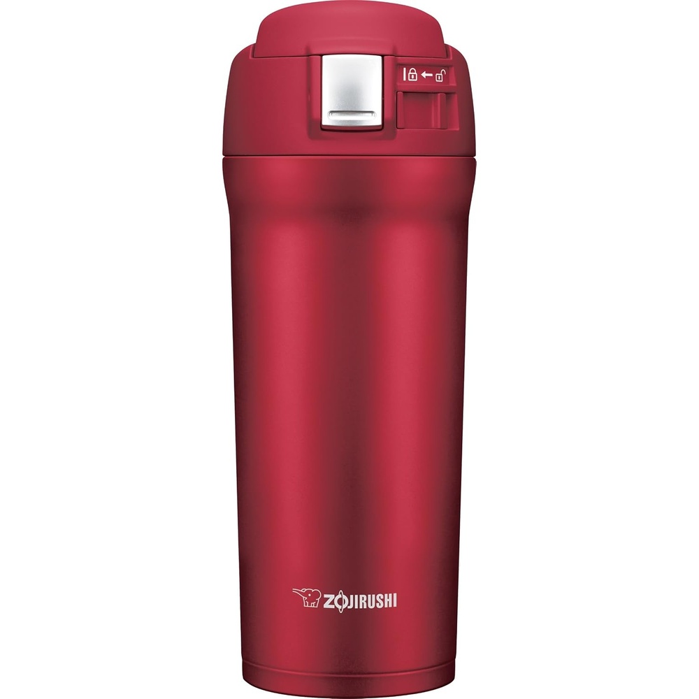 image:imageZojirushi Travel Mug 16 oz Stainless SteelCherry Red