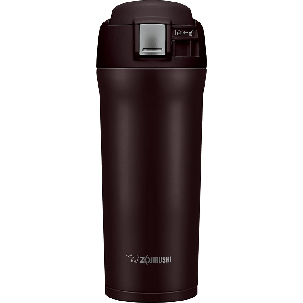 image:imageZojirushi Travel Mug 16 oz Stainless SteelDark Cocoa