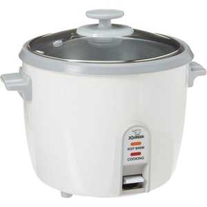 Zojirushi 3 Cup Rice Cooker/Steamer ( White)(6 cup)