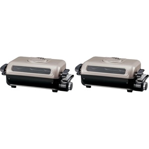 Zojirushi America EF-VPC40 Fish Roaster, Metallic Gray 11.63 x 19.13 x 7.75 inches(11.63 x 19.13 x 7.75 inches (Pack of 2))