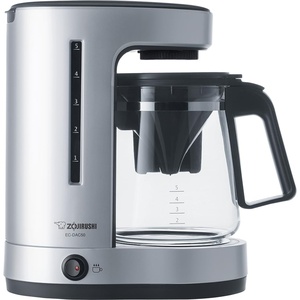Zojirushi EC-DAC50BA ZUTTO Coffee Maker 5 Cups, Black, PFAS-free(Silver)