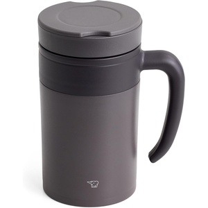 Zojirushi SE-KAE48TA Stainless Tea Tumbler with Handle, 16-Ounce, Brown(Brown)