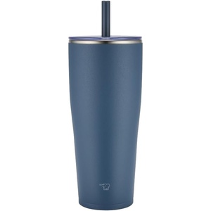 Zojirushi SX-HA89H-VM Stainless Tumbler with Straw 30 ounces Mauve Purple(Navy Blue)