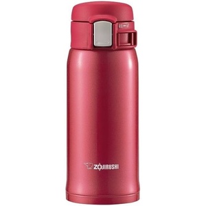Zojirushi Stainless Mug, 1 Count (Pack of 1), Beige Gold, 20 ounces(Clear Red)