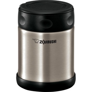 Zojirushi Stainless Steel Food Jar, Medium, Dark Brown(Black/Stainless)