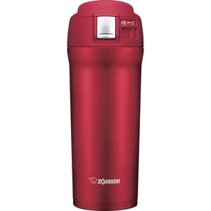Zojirushi Travel Mug, 16 oz, Stainless Steel(Cherry Red)