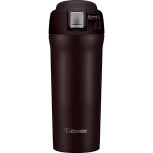 Zojirushi Travel Mug, 16 oz, Stainless Steel(Dark Cocoa)